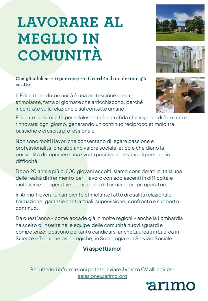 Operatore comunità